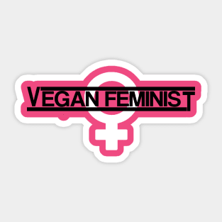 Feminist Vegan Sticker